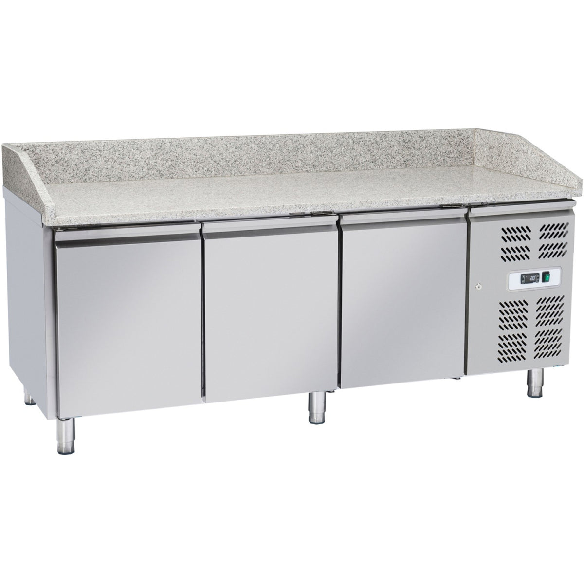 Pizza Counter 3 doors Granite top Depth 800mm - PZ36