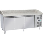 Pizza Counter 3 doors Granite top Depth 800mm - PZ36