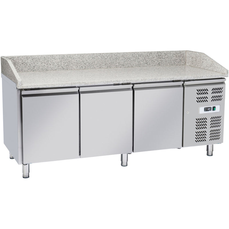 Pizza Counter 3 doors Granite top Depth 800mm - PZ36