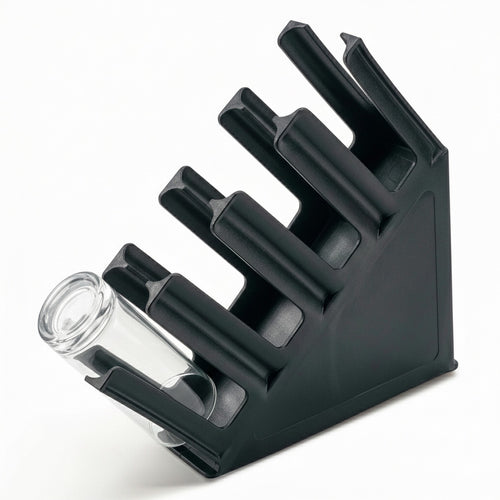 Black Cup Holder 490x115x450mm - QHW344