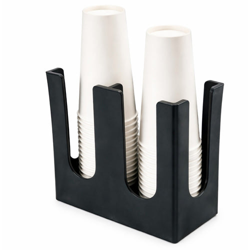 Polypropylene Cup Holder Black 200×220×120mm - QHW356