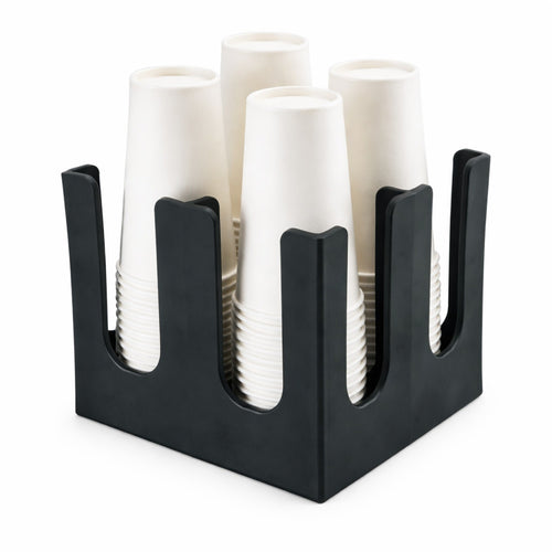 Polypropylene Cup Holder Black 200×220×220mm - QHW358