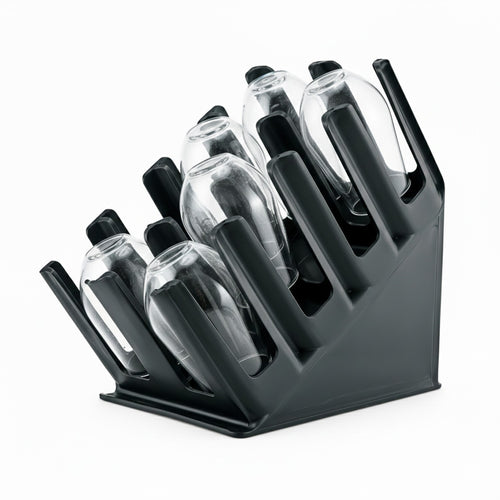 Polypropylene Cup Holder Black 470x220x450mm - QHW360