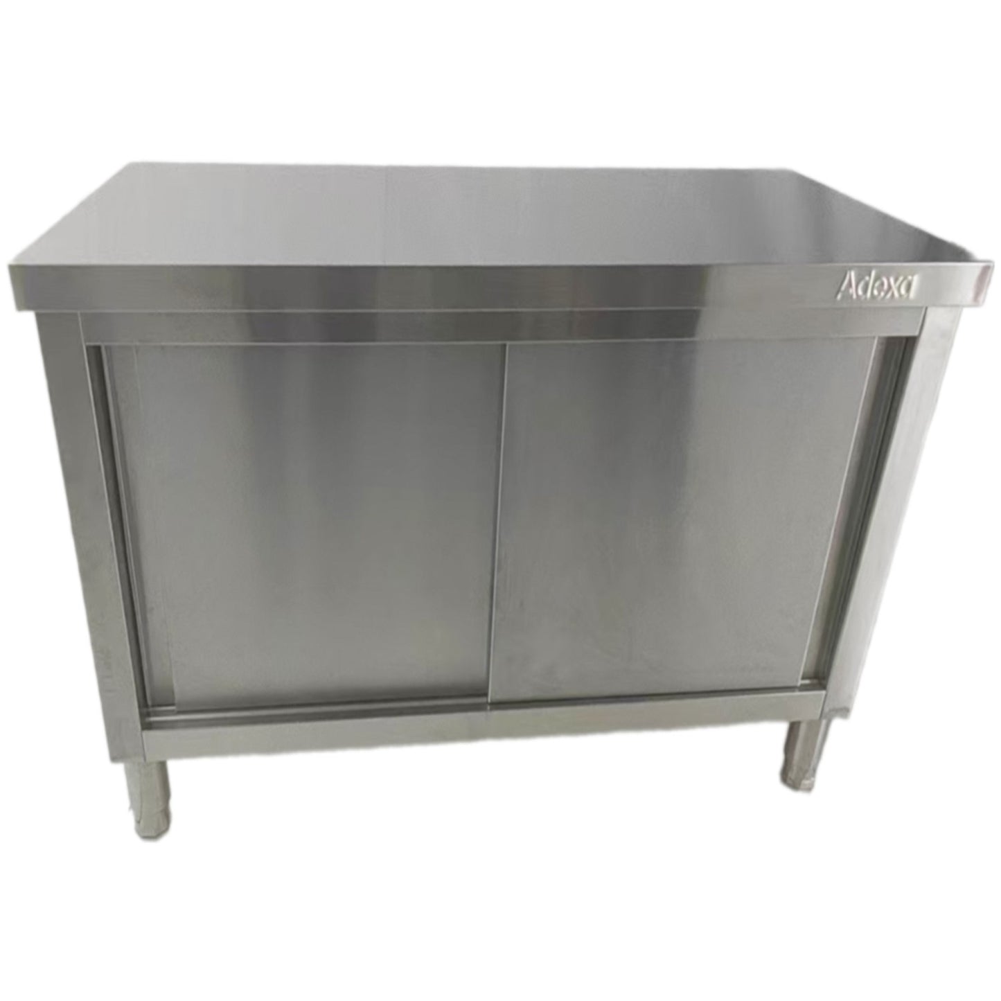 Commercial Stainless Steel Sliding Door Floor Cupboard 800x700x850mm - QNH322