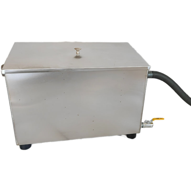 Commercial Stainless Steel Grease Trap with Lid and Outlet Valve 600x300x300mm - QNH516