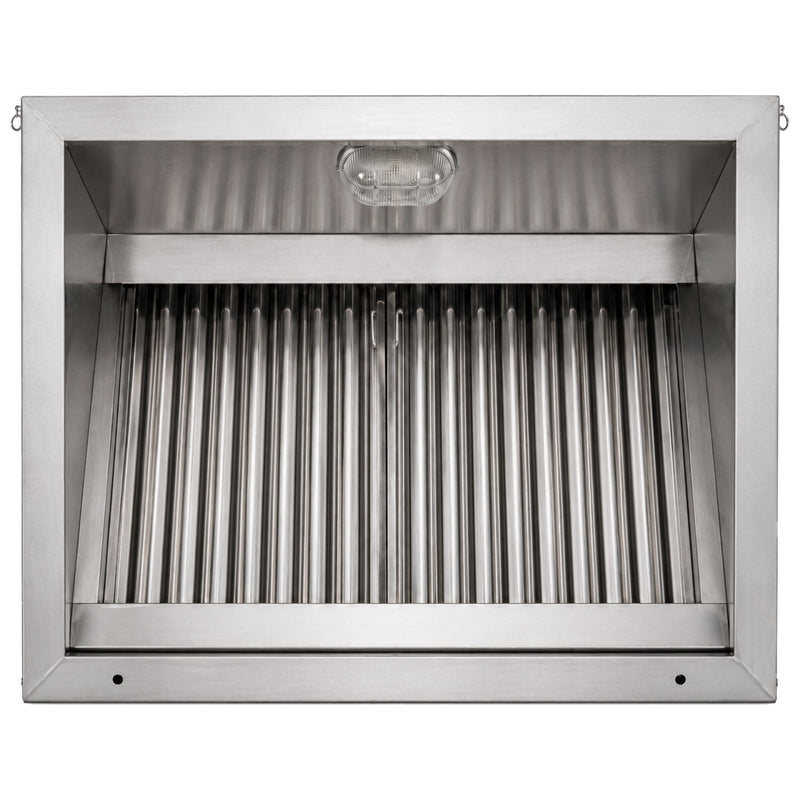 Commercial Stainless Steel Extraction Canopy Hood 1200 x 900 x 500mm - QNH7702