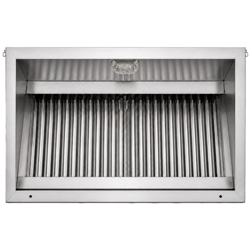 Commercial Stainless Steel Extraction Canopy Hood 1500 x 900 x 500mm - QNH7704
