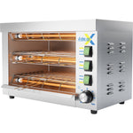 Commercial Quartz Salamander grill oven Double 360x245x295mm 3.25kW - QTO360