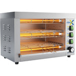 Commercial Quartz Salamander grill oven Double 360x245x295mm 3.25kW - QTO360