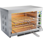 Commercial Quartz Salamander grill oven Double 360x245x295mm 3.25kW - QTO360