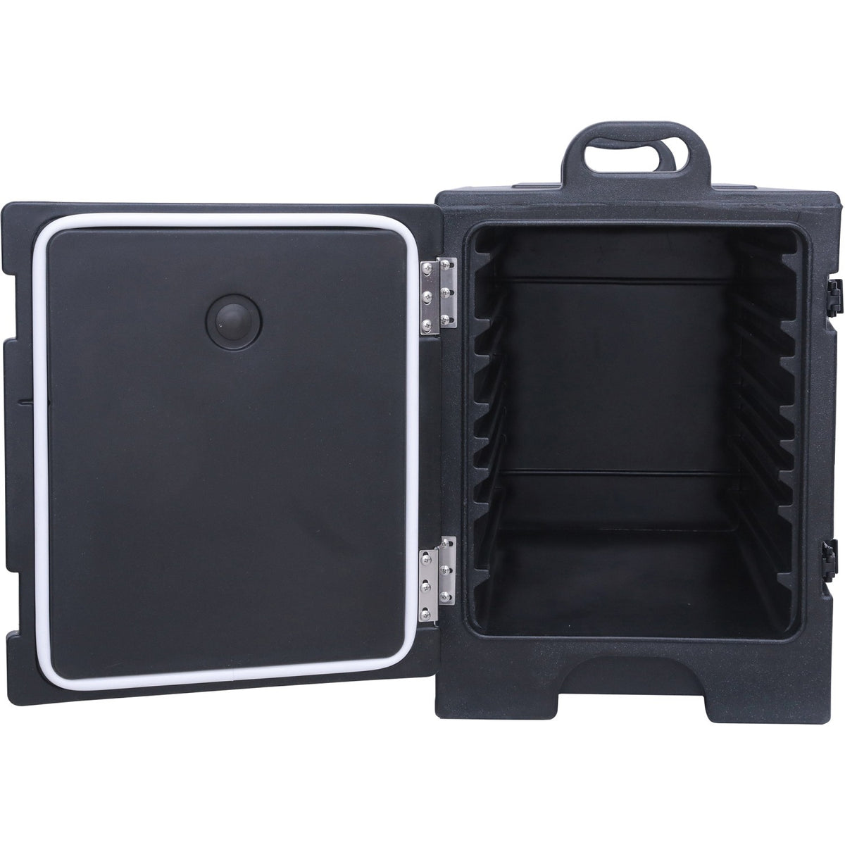 Commercial Front Loaded Insulated Food Pan Carrier with Wheels 432x625x743mm - QY004