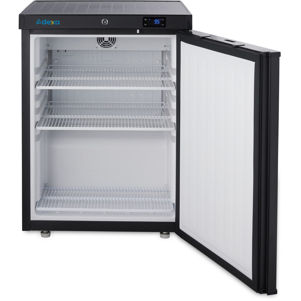 200lt Commercial Refrigerator Undercounter Single door Black - DWR200B