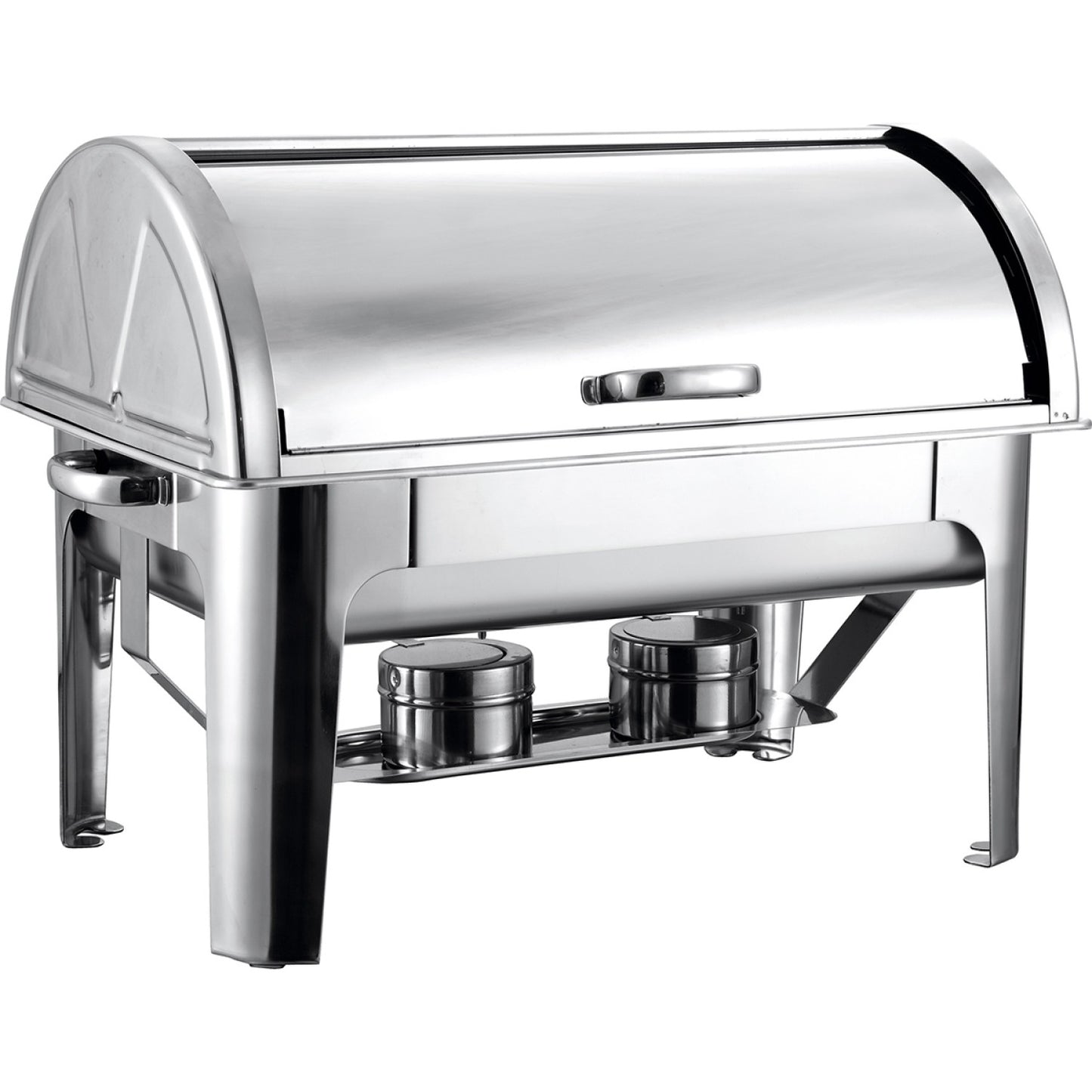 Roll top Chafer GN1/1 Stainless steel Mirror polish 9 litres - R23301