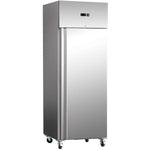 600lt Commercial Fridge Stainless steel Upright Single door GN2/1 680x845x2000mm - R600S
