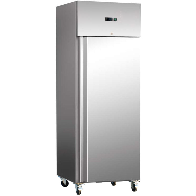 600lt Commercial Fridge Stainless steel Upright Single door GN2/1 680x845x2000mm - R600S