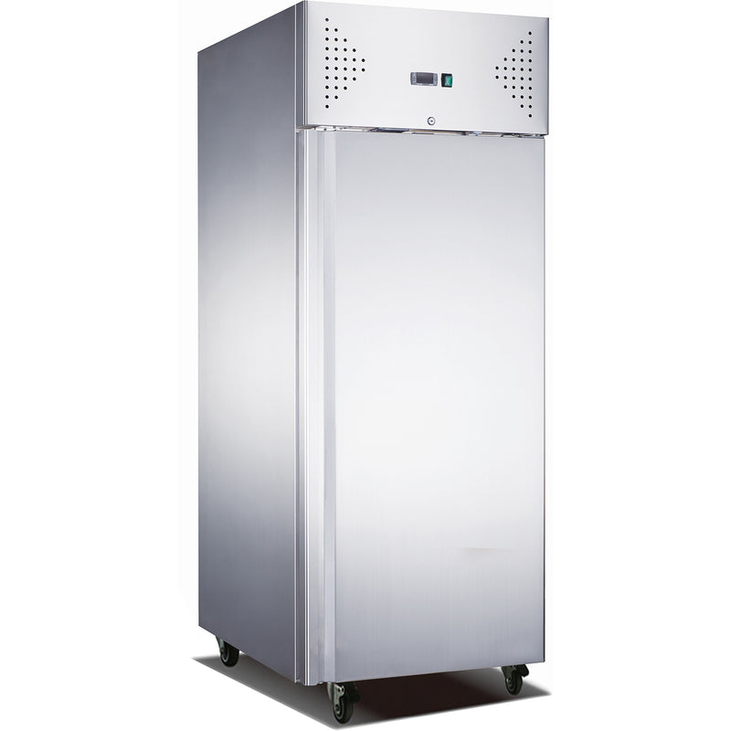 685lt Commercial Freezer Stainless steel Upright cabinet Single door GN2/1 Ventilated cooling - F650V