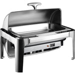 Roll top Chafer Electric heating GN1/1 Stainless steel Mirror polish 9 litres - RA2301BE