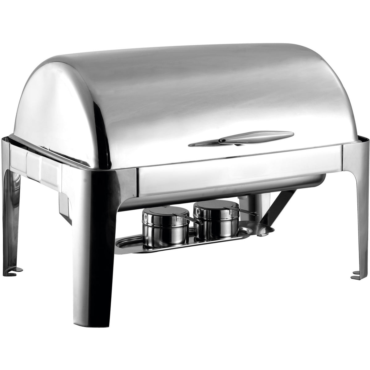 Roll top Chafer GN1/1 Stainless steel Mirror polish 9 litres - RA2301B
