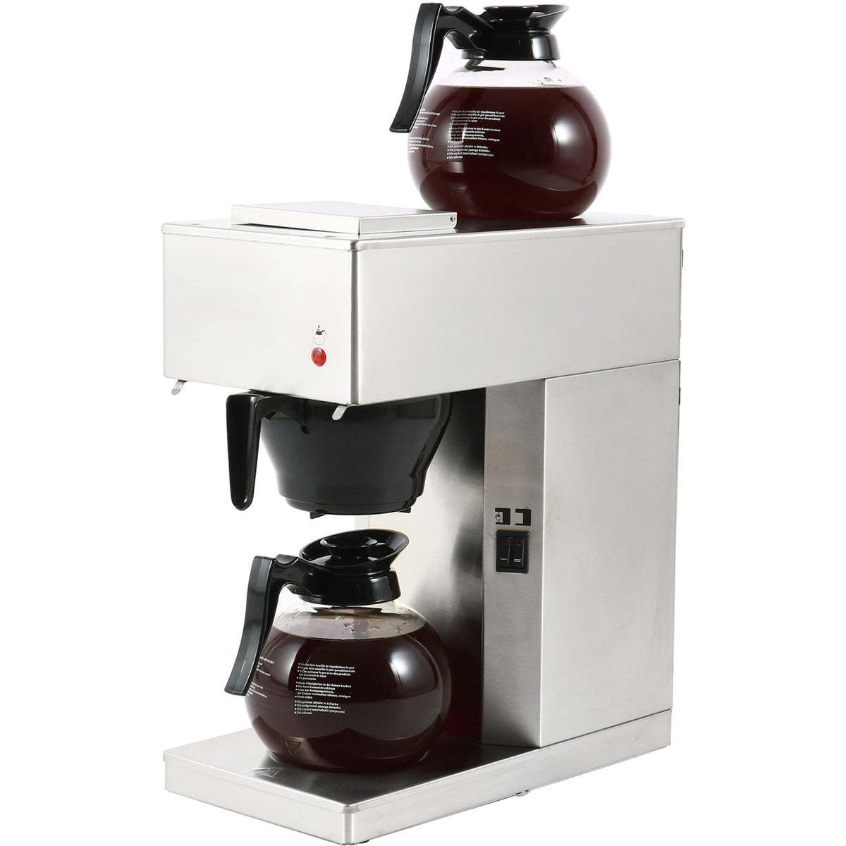 Commercial Filter Coffee maker Manual fill 1 glass jug 2 hotplates - RB286