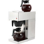 Commercial Filter Coffee maker Manual fill 1 glass jug 2 hotplates - RB286