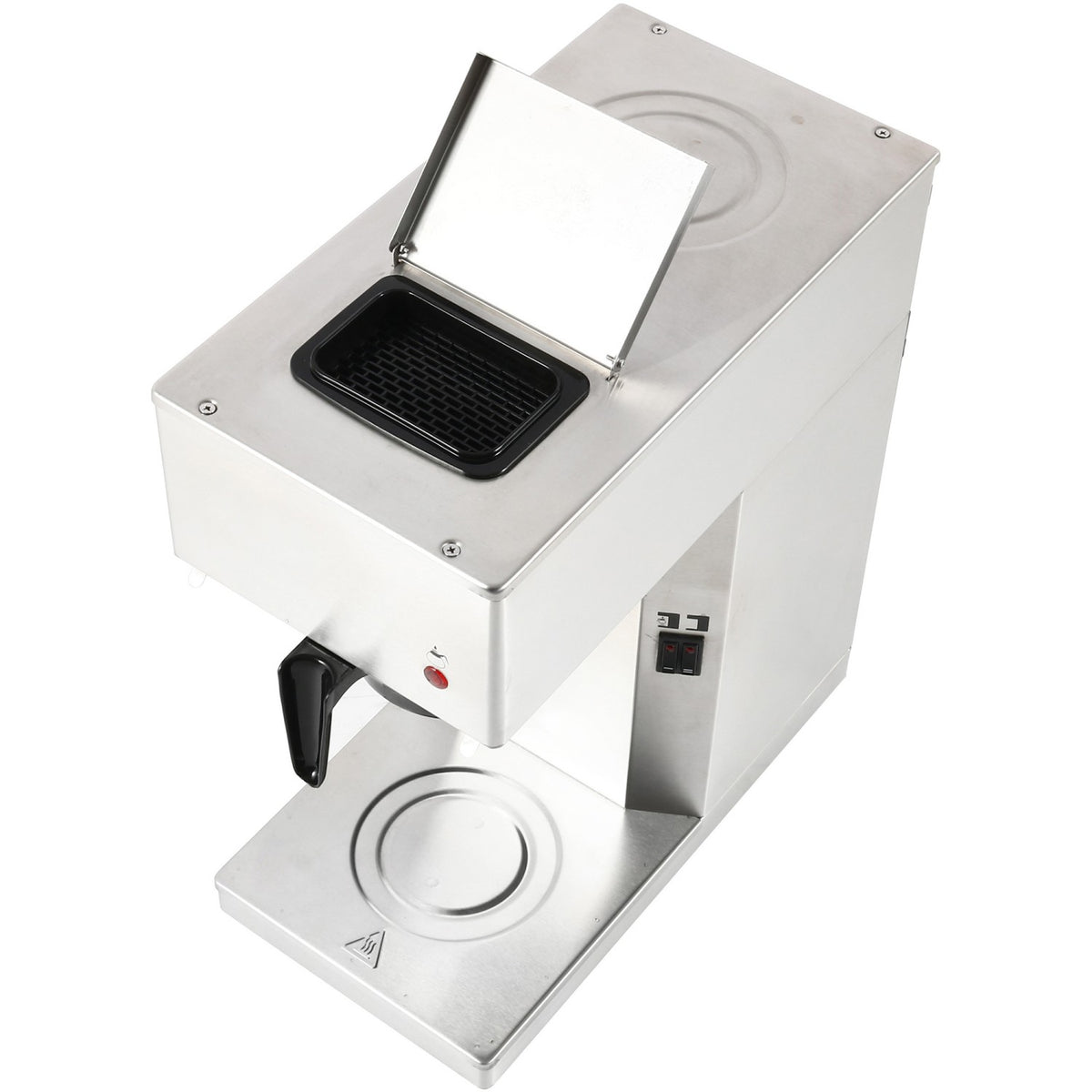 Commercial Filter Coffee maker Manual fill 1 glass jug 2 hotplates - RB286