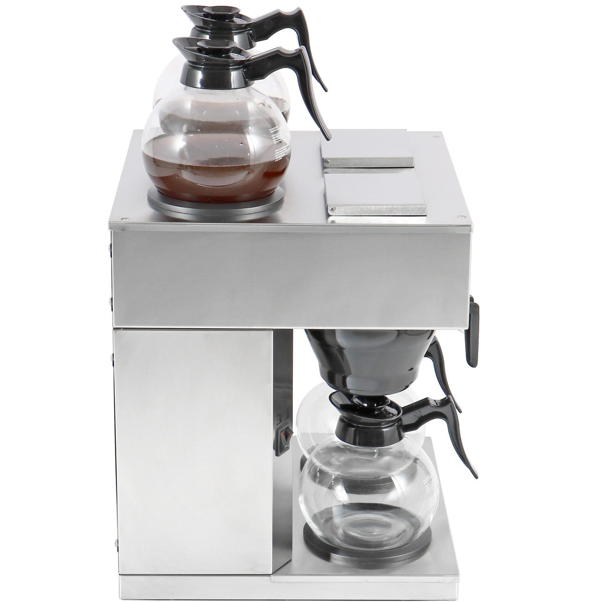 Commercial Twin Filter Coffee maker Manual fill 2 glass jugs 4 hotplates - RB286X2