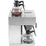 Commercial Twin Filter Coffee maker Manual fill 2 glass jugs 4 hotplates - RB286X2