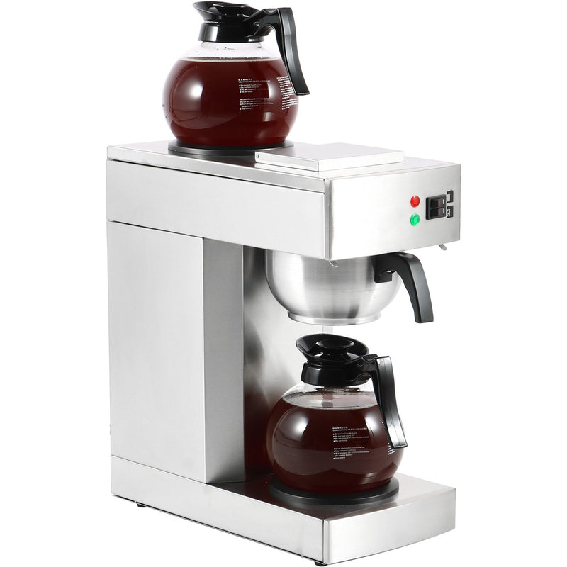 Commercial Filter Coffee maker Manual fill 2 glass jugs 2 hotplates - RB386