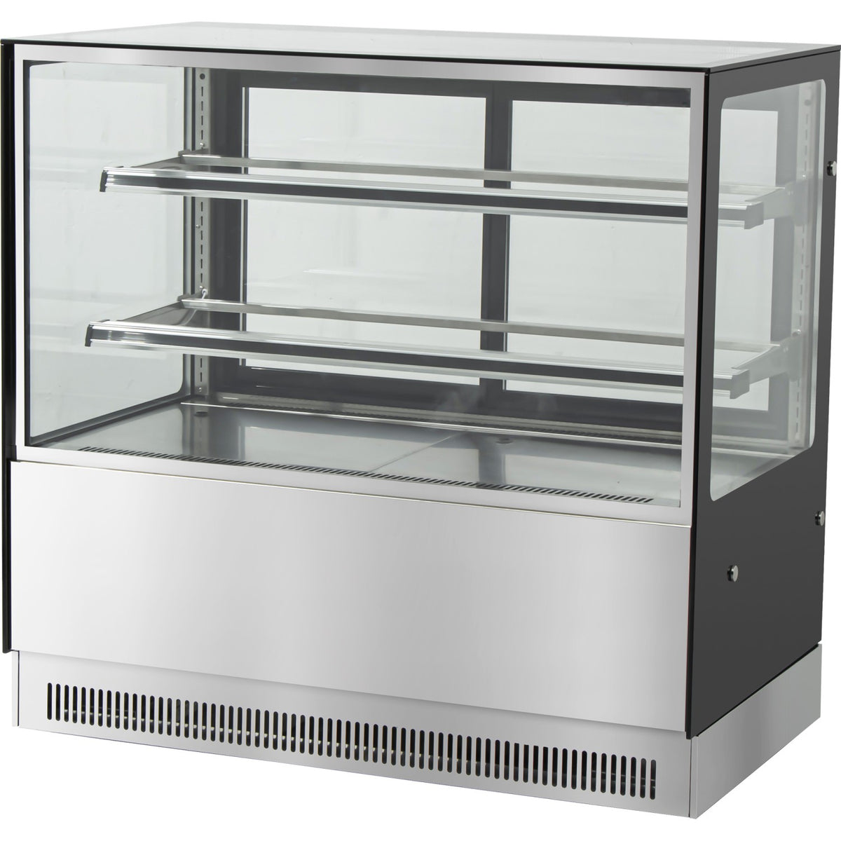 Cake counter 900x700x1200mm 2 shelves Mirror front LED - GN900RF2