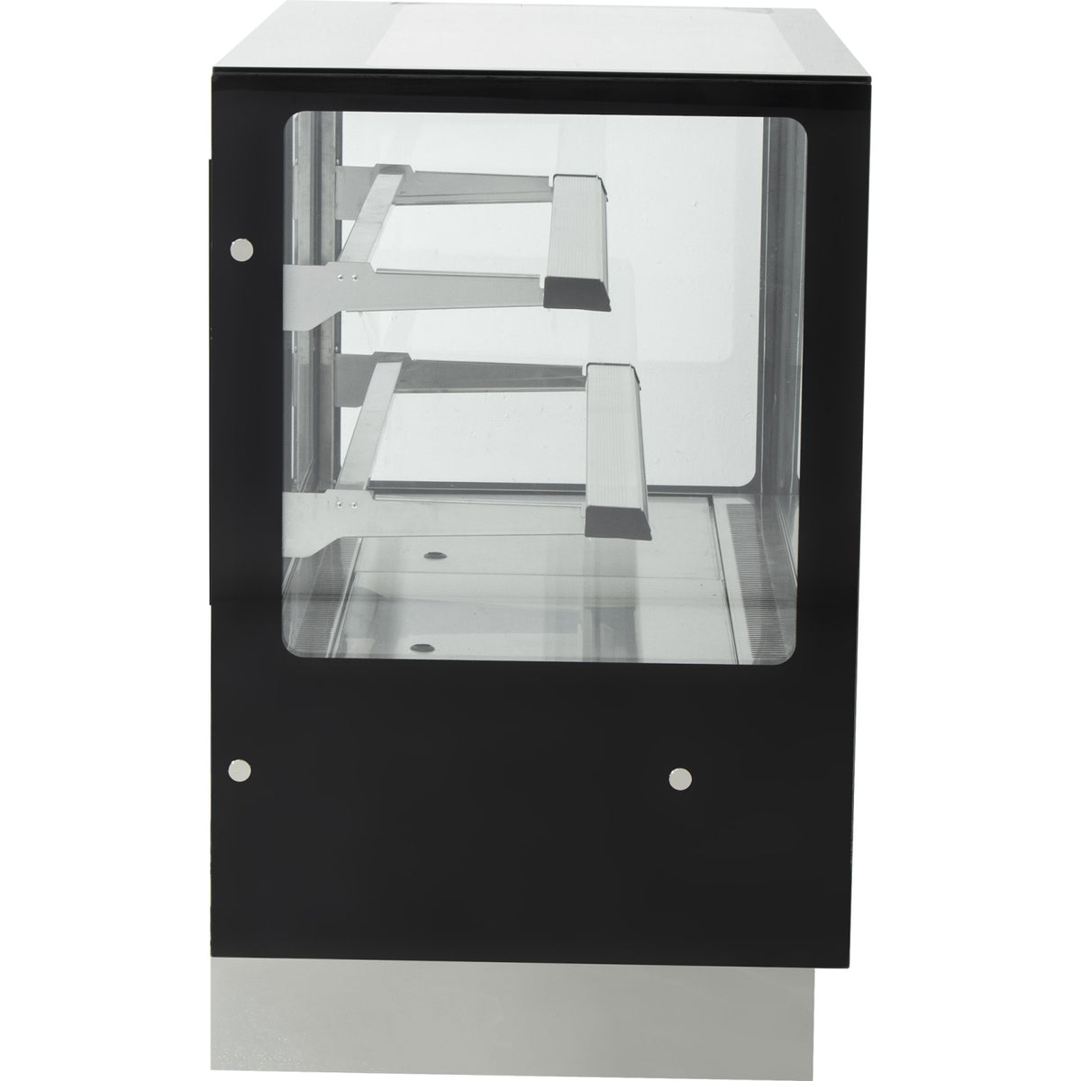 Cake counter 1000x700x1200mm 2 shelves Mirror front LED - GN1000RF2