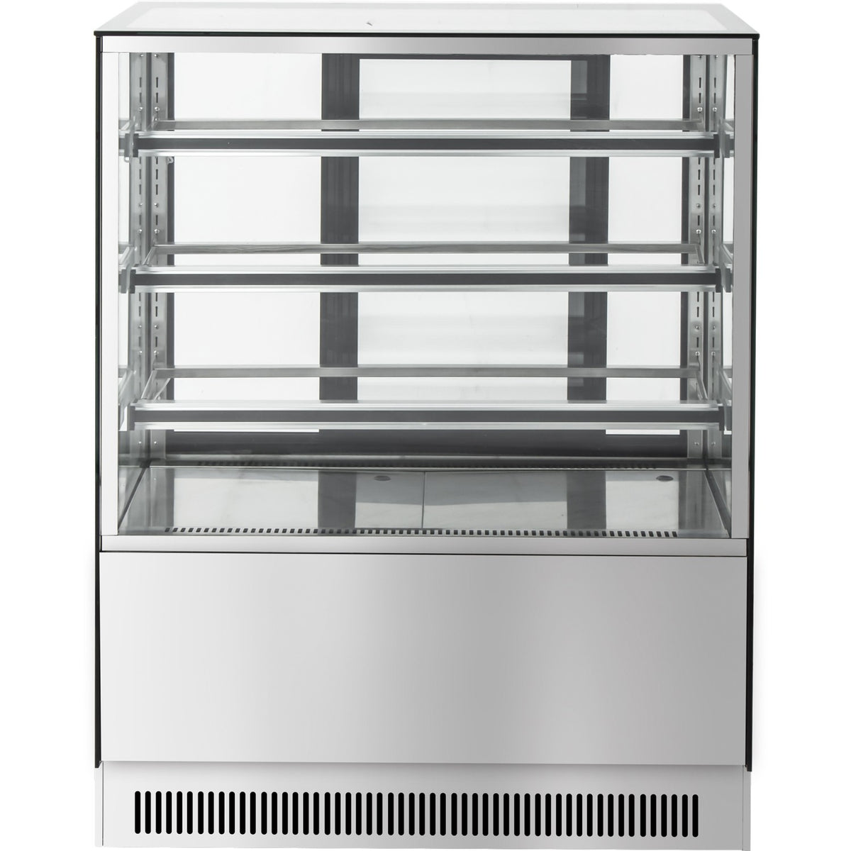 Cake counter 1200x730x1300mm 3 shelves Stainless steel base LED - GN1200RF3