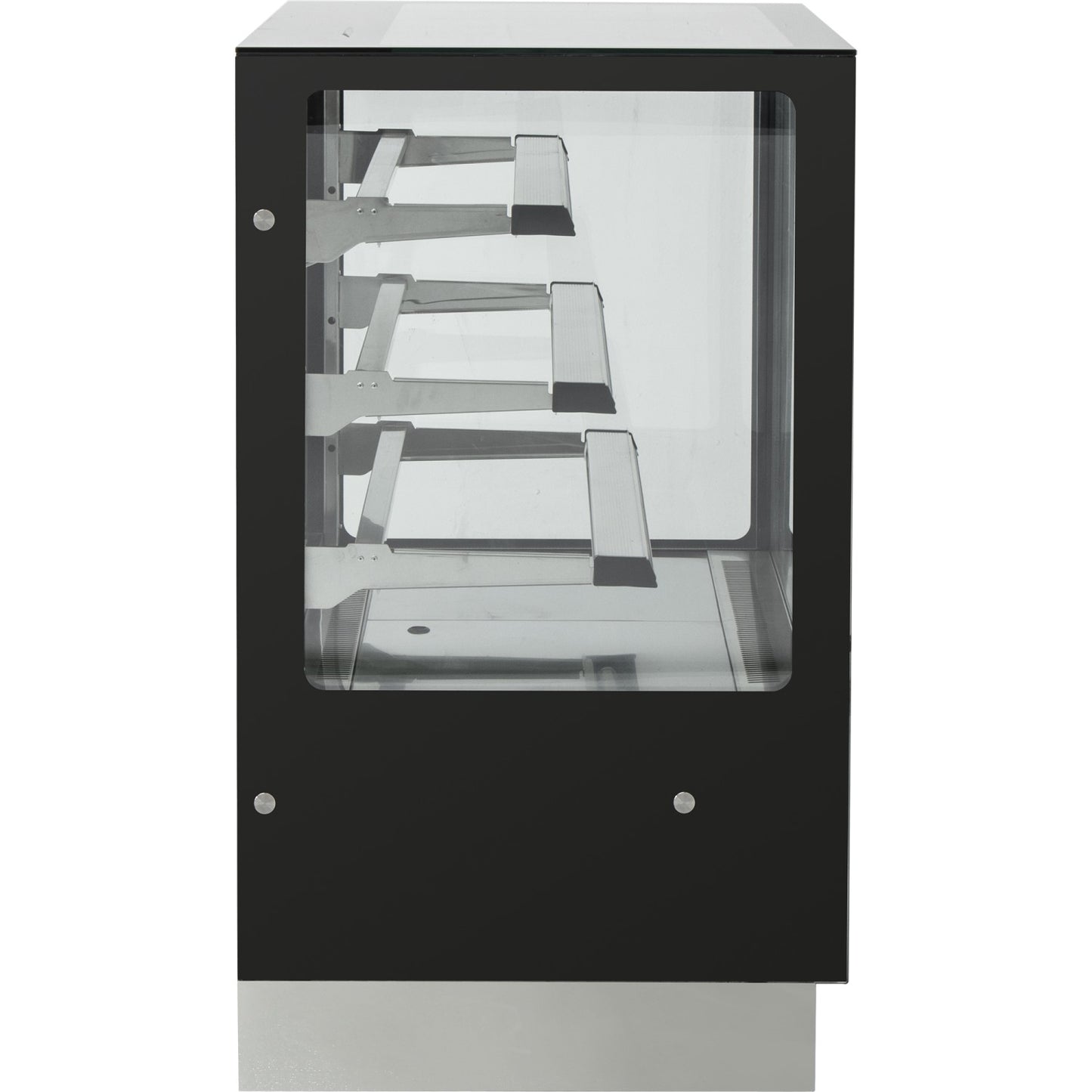 Cake counter 900x730x1300mm Stainless steel base 3 shelves LED - GN900RF3