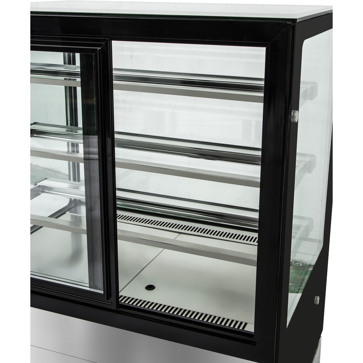Cake counter 1200x730x1300mm 3 shelves Stainless steel base LED - GN1200RF3