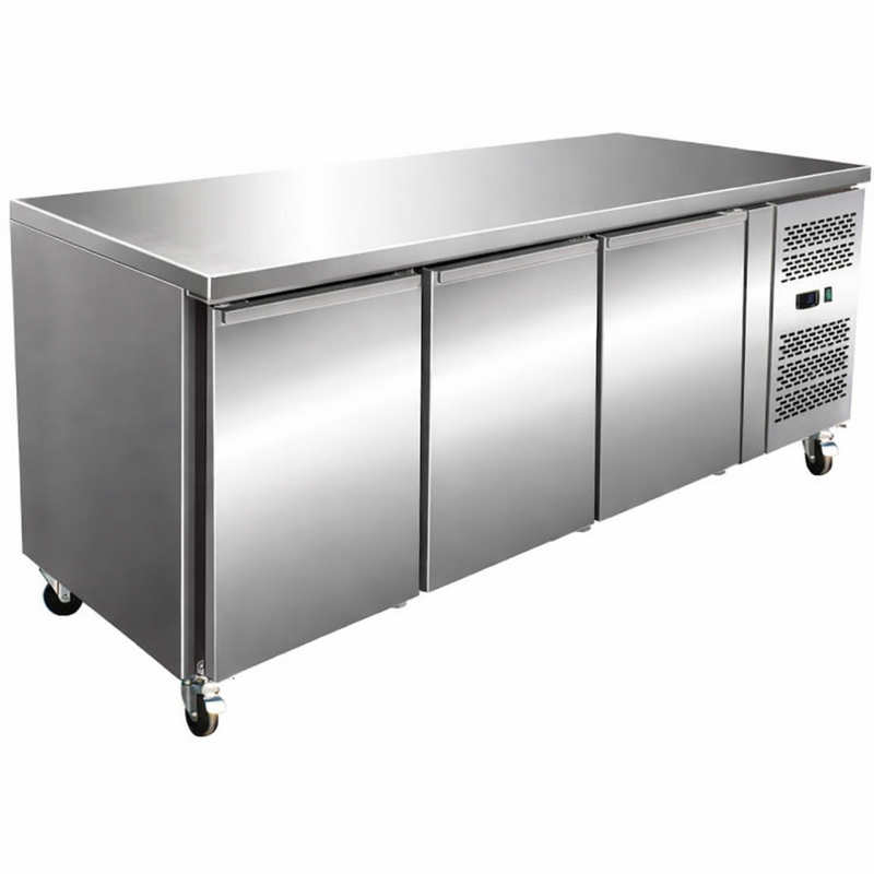 Commercial Freezer counter Ventilated 3 doors Depth 700mm - THP3100BT