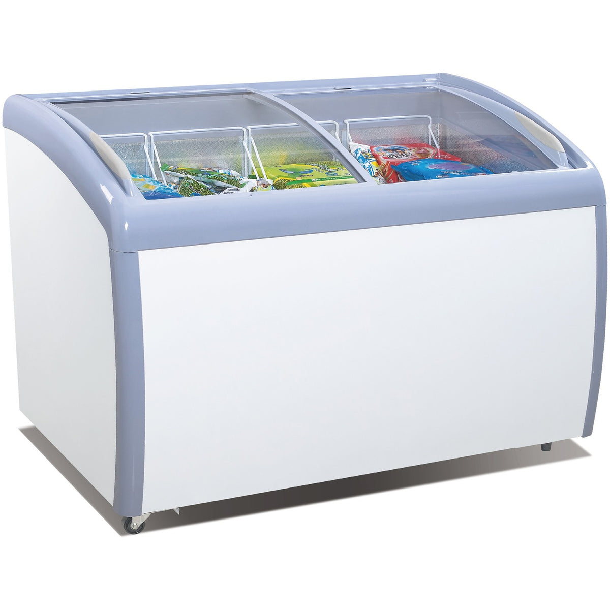 Commercial Display Chest freezer Curved sliding glass lid 330 litres - RI460A
