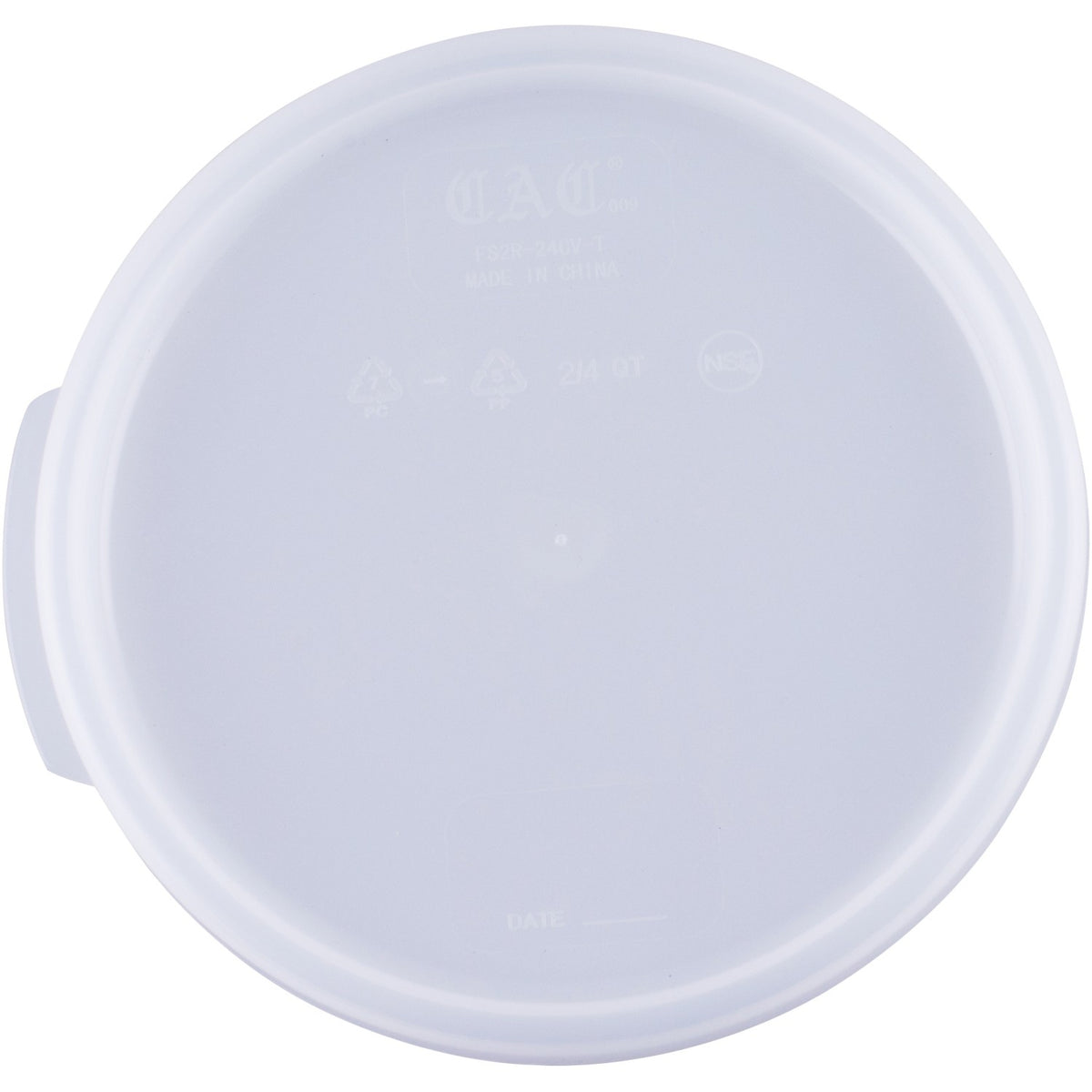 Round Lid for RSC2 and RSC4 Food Storage Containers - RLID24