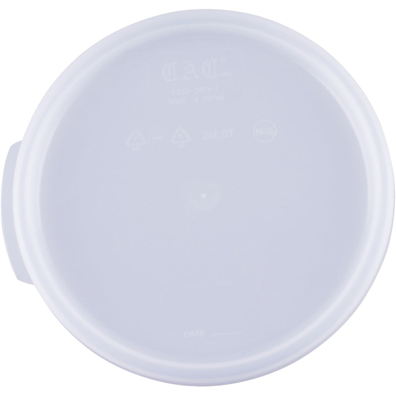 Round Lid for RSC2 and RSC4 Food Storage Containers - RLID24