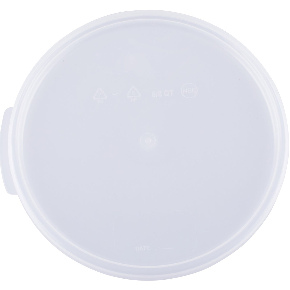 Round Lid for RSC6 and RSC8 Food Storage Containers - RLID68
