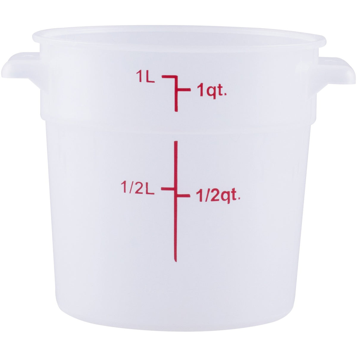 Food Storage Container 1 Litre Translucent Polypropylene - RSC1