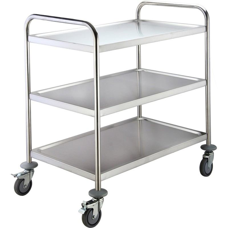 Commercial Serving/Service/Clearing Trolley Stainless steel 3 tier 810x460x850mm - RST3B