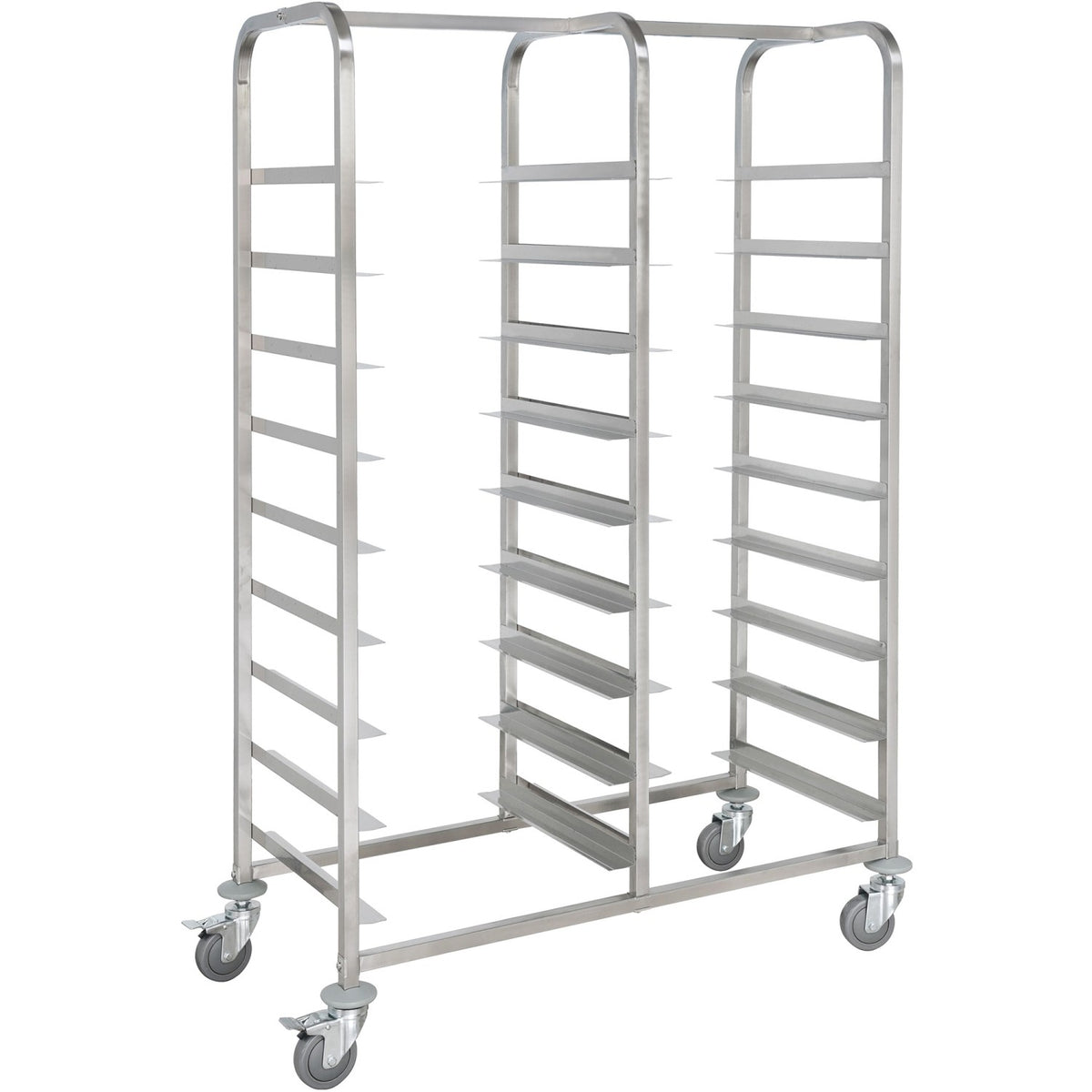 Commercial Dishwasher Basket Trolley Stainless steel 2x9 levels 1185x533x1700mm - RT5509D