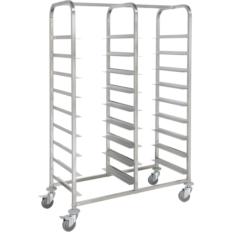 Commercial Dishwasher Basket Trolley Stainless steel 2x9 levels 1185x533x1700mm - RT5509D