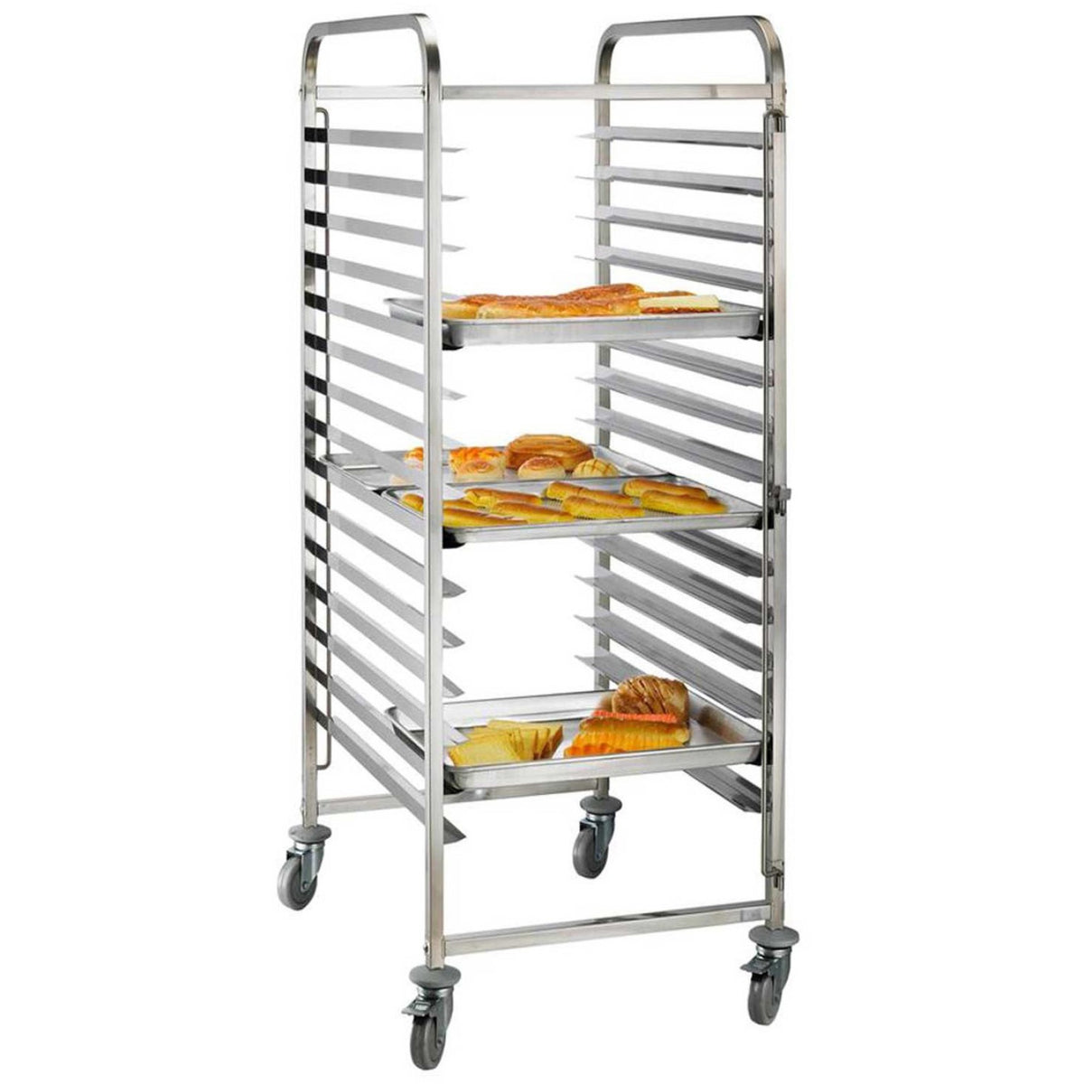 Rack/Tray/Pan Trolley Stainless steel for 30 x 600x400mm sheet pan 15 tier - RT6430