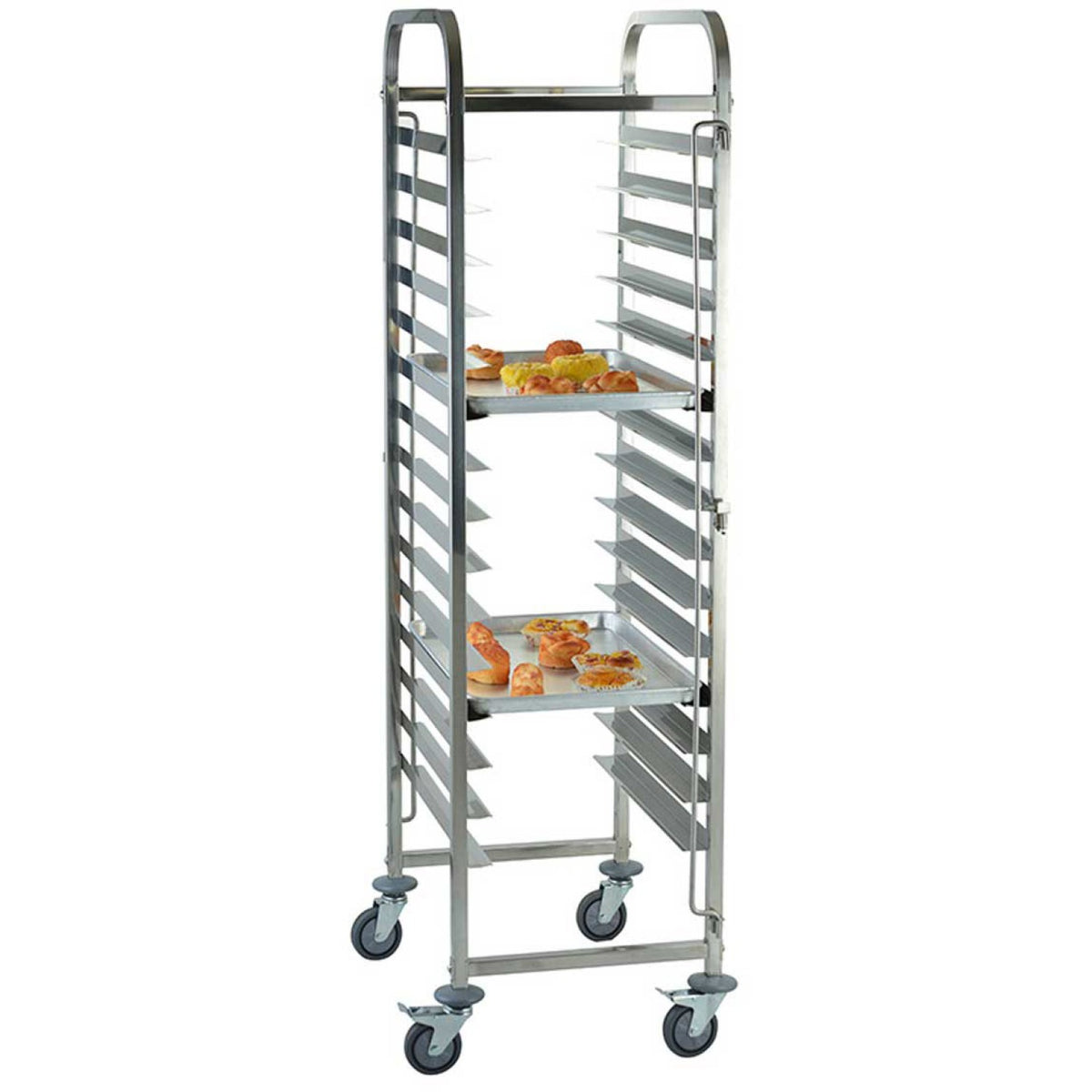 Rack/Tray/Pan Trolley Stainless steel for 660x460mm sheet pan 15 tier - RT7515