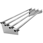 Commercial Stainless Steel Wall Mounted Rack 600×300×230mm 4 Tube - RTW130060
