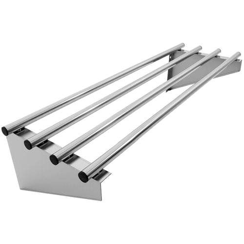 Commercial Stainless Steel Wall Mounted Rack 800×300×230mm 4 Tube - RTW130080