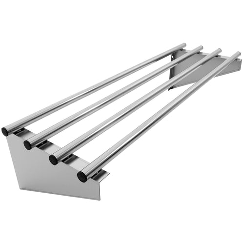 Commercial Stainless Steel Wall Mounted Rack 900×300×230mm 4 Tube - RTW130090