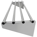 Commercial Stainless Steel Wall Mounted Rack 600×300×230mm 4 Tube - RTW130060