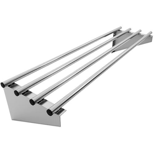 Commercial Stainless Steel Wall Mounted Rack 1200×300×230mm 4 Tube - RTW130120