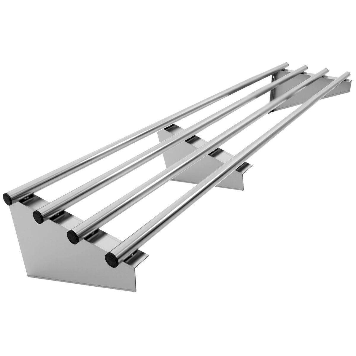 Commercial Stainless Steel Wall Mounted Rack 1800×300×230mm 4 Tube - RTW130180